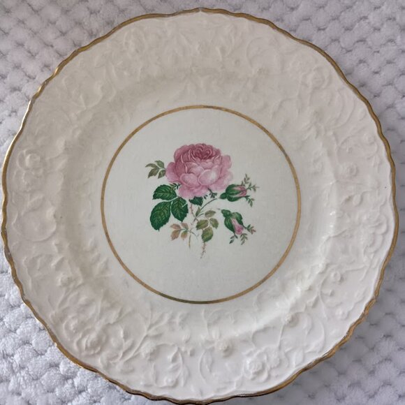 Pope Gosser Vintage Rose Point 10" Plate - Picture 8 of 8